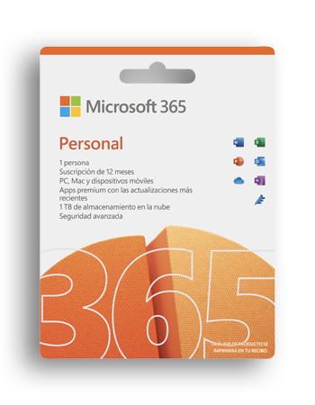 Tarjeta de Regalo Microsoft 365 Personal - The Wish Project